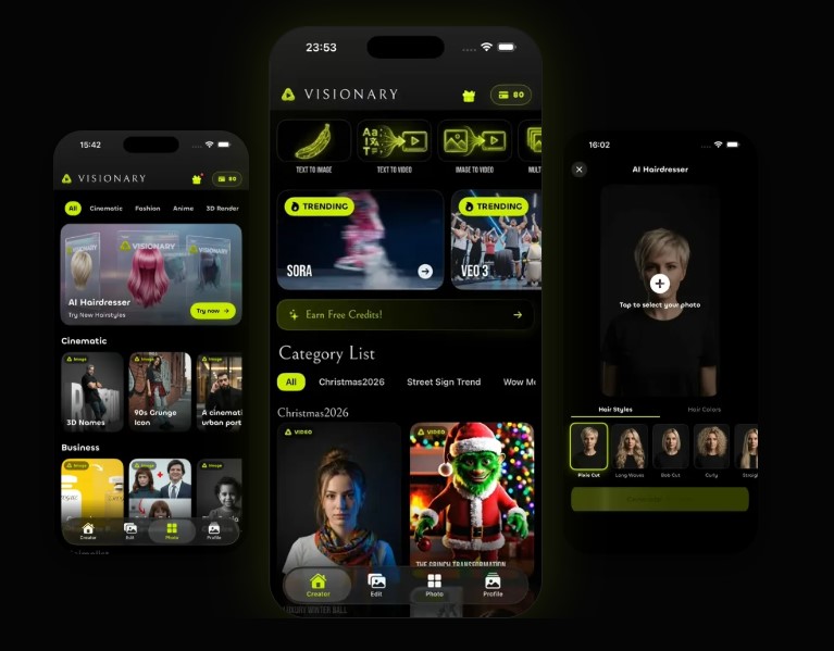 Visionary: Yapay Zeka ile Video Üretim Uygulaması